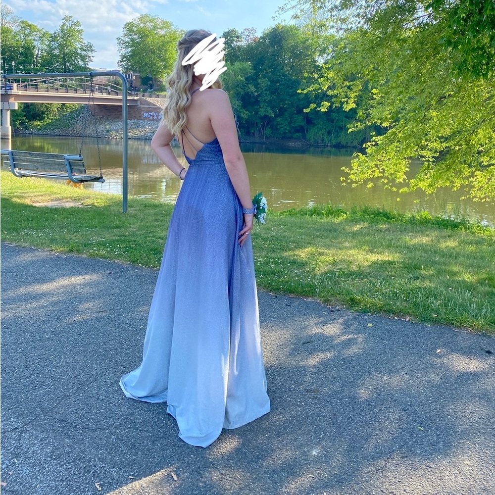 Purple prom dress